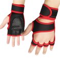 thumbnail image 6 of 1 Pair Weightlifting Gloves with Wrist Support, Lifting Gloves with Wrist Straps for Powerlifting, Pull up, Deadlifting, 6 of 9