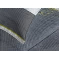 thumbnail image 4 of Ambesonne Abstract Quilted Bedspread Set 3 Pcs, Pale Yellow Squares, Queen Size, Grey Yellow, 4 of 5