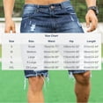 thumbnail image 3 of Xdegoge Ripped Denim Shorts for Men Slim Fit Distressed Jean Shorts with Hem Fashion Stretchy Summer Shorts Frayed Casual Denim Shorts for Streetwear, 3 of 6