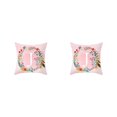 thumbnail image 4 of maskred Pillowcase Comfortable Pillow Cover Alphabet Design Floral Printed Pattern Pillow Cover Home Office Sofa Cushion Case 10 2Set, 4 of 6