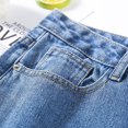 thumbnail image 5 of JIKNTTR Cargo Shorts Women High Waisted A-Line Casual Denim Shorts Middle Pants Large Size Cropped Pants Summer Athletic Shorts Comfy Shorts, 5 of 5