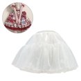 thumbnail image 2 of Multilayered Tulle Crinoline Petticoat for Women Girls Tutus Skirts Elastic Waist Underskirt Half Slips for Under Dress, 2 of 8