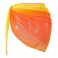 thumbnail image 3 of Womens Bathing Suit Cover Up Sarong Pareo Beach Skirt Short Sarong Wrap, 3 of 8