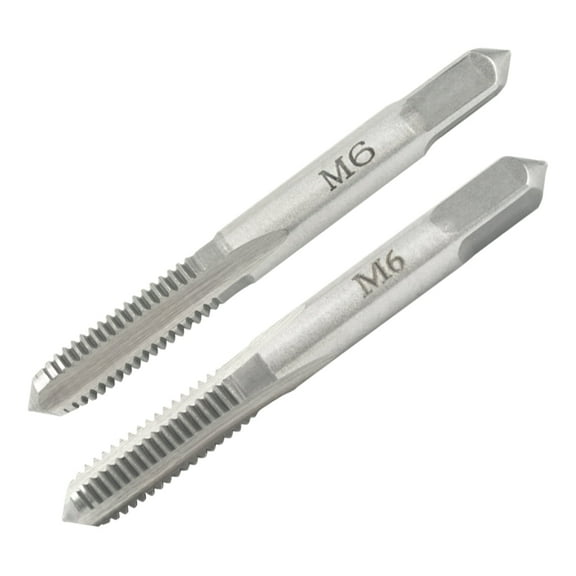 M6X1 Hand Tap Right Hand, M6 X 1mm Metric Threading Hand Tap 1Pair