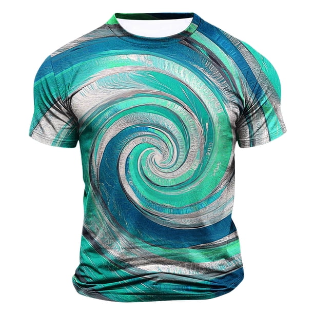 Tops para hombre, blusas y camisas de cuello redondo y manga corta para hombre, blusas casuales de moda para hombre, blusas deportivas de cuello redondo y manga corta, blusas de poliéster para hombre