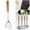 A, variant on Metal Spatulas for Kitchen Use, Metal Spatula, Wok Spatula, Kitchen Tools Set Featuring Spatulas Spoons Slotted and Other Sturdy Cooking Implements for Home and Restaurant Applications 36.5*9.7