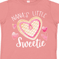 thumbnail image 4 of Inktastic Nana's Little Sweetie with Pink Heart Cookie Boys or Girls Toddler T-Shirt, 4 of 5
