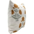 thumbnail image 2 of Artistic Hand Block Print Pure Linen Pillow Cover By Fabdivine, 12X20, Badshah, 2 of 5