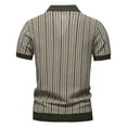 thumbnail image 4 of Polo informal para hombre: manga corta, diseño con solapa, poliéster-spandex, tallas S-XXL, 4 of 7