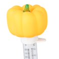 thumbnail image 3 of Swimming Pool Floating Thermometer Decorative Accurate Floating Water Temperature Meter Gauge Yellow Pepper Shape, 3 of 4