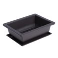 thumbnail image 4 of 3 PCS Plastic Succulent Pots Rectangular Flower Pots Plant Pots Planter with Pallets Trays for Bonsai Cactus Potted Flowers, 4 of 6