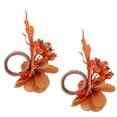 thumbnail image 4 of Servilletero Con Decoración De Flores Artificiales, Hebilla De Servilleta De Calabaza De Acción De Gracias, Flor Artificial Duradera Y Resistente Al Desgaste Para Navidad Para, 4 of 7