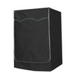 thumbnail image 1 of Funda para lavadora/secadora: funda para lavadora para un frente grueso resistente al agua y al polvo, ajuste con diseño de cremallera gruesa, para la mayoría de lavadoras y secadoras (negro), 1 of 7