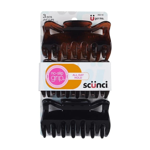 Scunci No Slip Grip 9 cm Clips 3 count