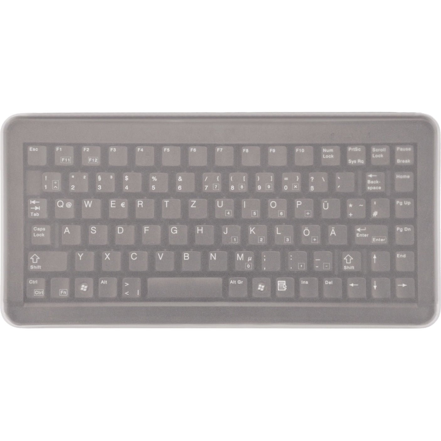 Cherry 11″ Ultraslim Silicone Covered Keyboard, Black