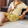 thumbnail image 6 of Kdxio Flower Print Mens Sleep Shorts Bottoms Soft Comfy Pajama Wear Pants with Drawstring Pockets, 6 of 7