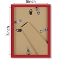 thumbnail image 5 of decorUhome 5x7 Matted to 4x6 Picture Frame, Photo Frame for Gallery Wall or Tabletop Display, Red, 5 of 9