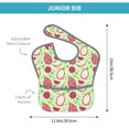 thumbnail image 4 of Kdxio Dragon Fruit 1 Bibs For Babies, Baby Bibs for Eating, Toddler Bibs, Waterproof Bibs, Feeding Bibs, for Toddlers, Boys, Girls, 4 of 8