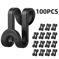 100 Pcs Durable Hanger Hooks For Clothes, Space-Saving Closet Organization
