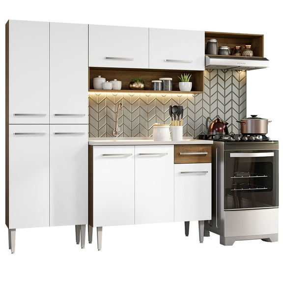 Cocina Integral 229cm Con Fregadero Emilly Madesa 12