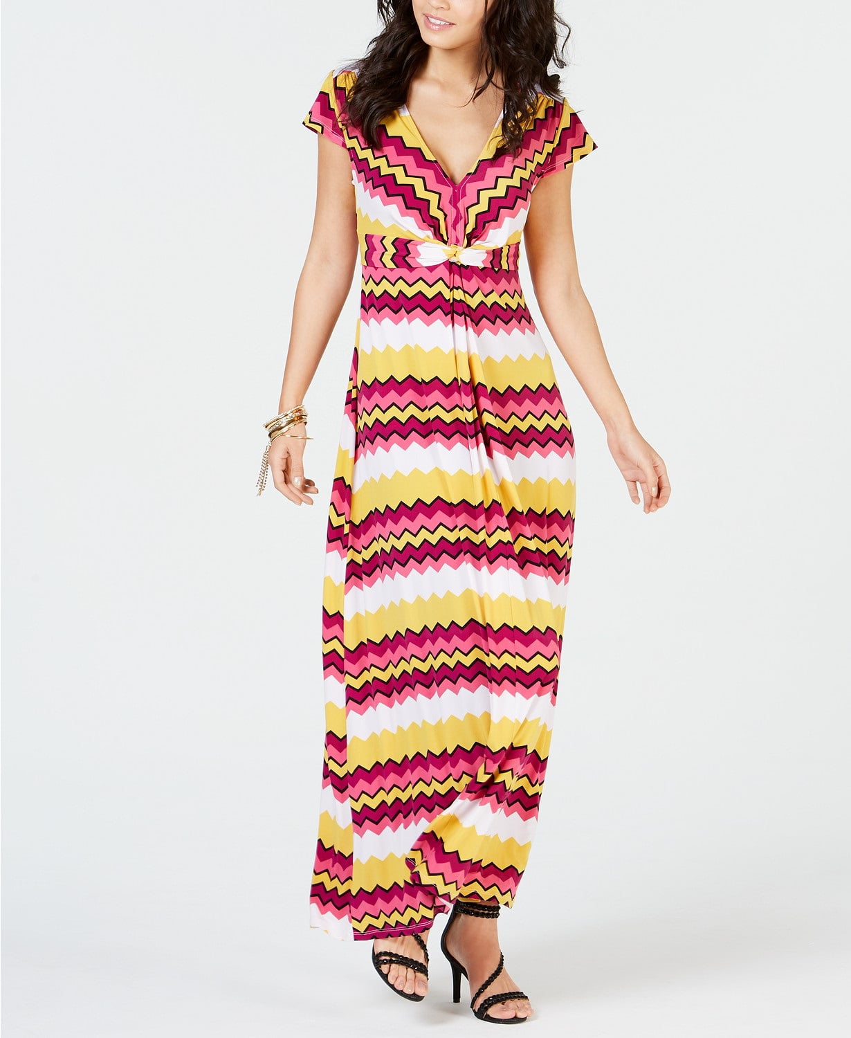 Thalia Sodi - Thalia Sodi Women's Printed Maxi Dress Multi Size Extra ...