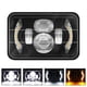 thumbnail image 3 of Faro de coche Faro LED de 5 pulgadas, faro rectangular para automóvil de 4x6 pulgadas con señal de giro DRL, reemplazo de haz alto/bajo para Peterbilt Kenworth Oldsmobile Cutlass (paquete de 4), 3 of 8