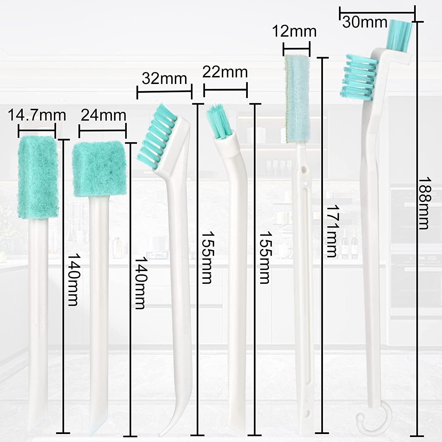 Small Cleaning Brushes For Small Spaces,detail Crevice Cleaning Tools Set  For Window Track Groove Humidifier Keyboard,tiny Household Deep Scrub Brush  For Holes Corner Groove Bottle Tight Space - Temu