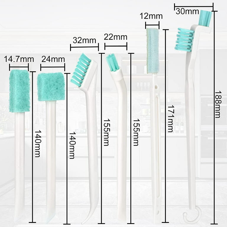 16 Pcs Small Cleaning Brushes, Happon Deep Detail Cleaning Tools