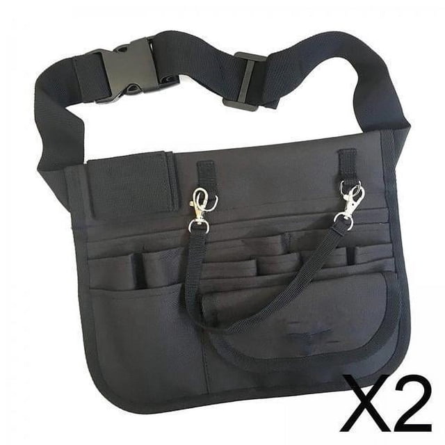 2xNurse Organizador Cinturón Bolsillo Adicional Estuche Bolsas De Lactancia Con Múltiples Compartimentos