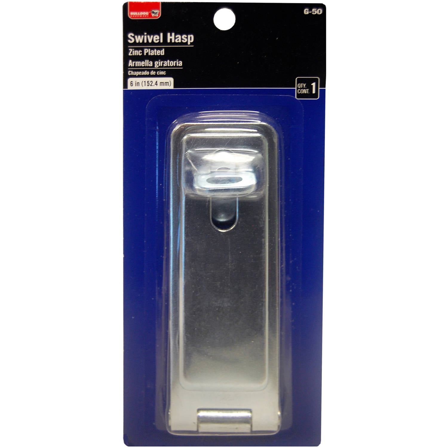 Bulldog Hardware 6" Swivel Hasp, Zinc by Nova Wildcat
