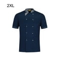 thumbnail image 4 of maskred Soft Texture And Colorfast - Durable Polyester Kitchen Work Apron Suit For Kitchen Working Convenient Breathable Fabric Blue XXL, 4 of 6