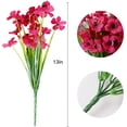 thumbnail image 6 of Sinhoon 18 Bundles Artificial Flowers Outdoor UV Resistant Faux Flowers No Fade Fake Plastic Plants Garden Porch Window Box Decorating ( Fuchsia), 6 of 12