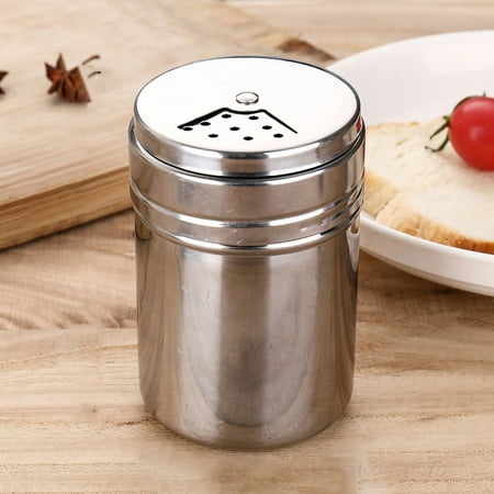 

Salt Container Stainless Steel Spice Jars 410 Stainless Steel Uniform Dispensing Thickened Bottom Spice Jars For Salt Sugar Spice Medium