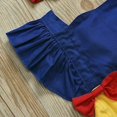 thumbnail image 3 of One Pieces Infant Baby Girl Ruffle Flying Sleeve Bowknot Headband Romper Bodysuit 0-24M, 3 of 4