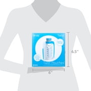 Kiinde Twist Pouch Direct-Pump Direct-Feed Twist Cap Breast Milk Storage Bags for Pumping, Freezing, Heating and Feeding, Pre-Sterilized, 6 Ounce, pack of 40