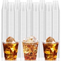 chalian 600 Pack 2oz Plastic Shot Glasses - Disposable Shot Glasses Mini Shot Cups for Wedding, Holiday, Party, 2 oz Shot Cups for Beer, Vodka, Whiskey, Tequila, Snacks (Clear)