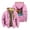 Pink, variant on Caseoh Goob Lagoon Staff Zipper Jacket Long Sleeve Winter Parka Women Men Casual Fashion Coat
