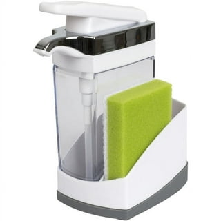 DuckCaddy 3in1 Kitchen Caddy, Dish Soap Dispenser, Sponge Caddy and Soap  Dish - Clear Plastic