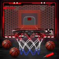 thumbnail image 2 of Canasta de baloncesto interior HopeRock Kids con luz LED y marcador, 2 of 7
