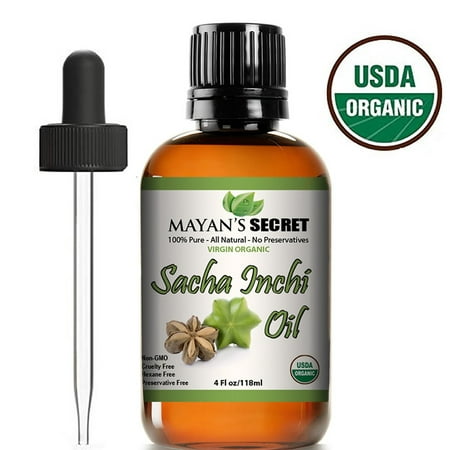 Sacha Inchi Oil - Virgin Organic, Omega-3-6-9 Extraodinarily high antioxidant properties for anti-aging (Best Antioxidant Foods For Skin)