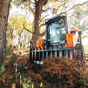 Titan Attachments Root Rake Tractor Attachment, 60in Wide, Universal Quick Tach Hookup