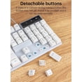 thumbnail image 3 of LED Backlit Illuminated Mechanical Gaming Keyboard And Mouse Set,White, 3 of 11