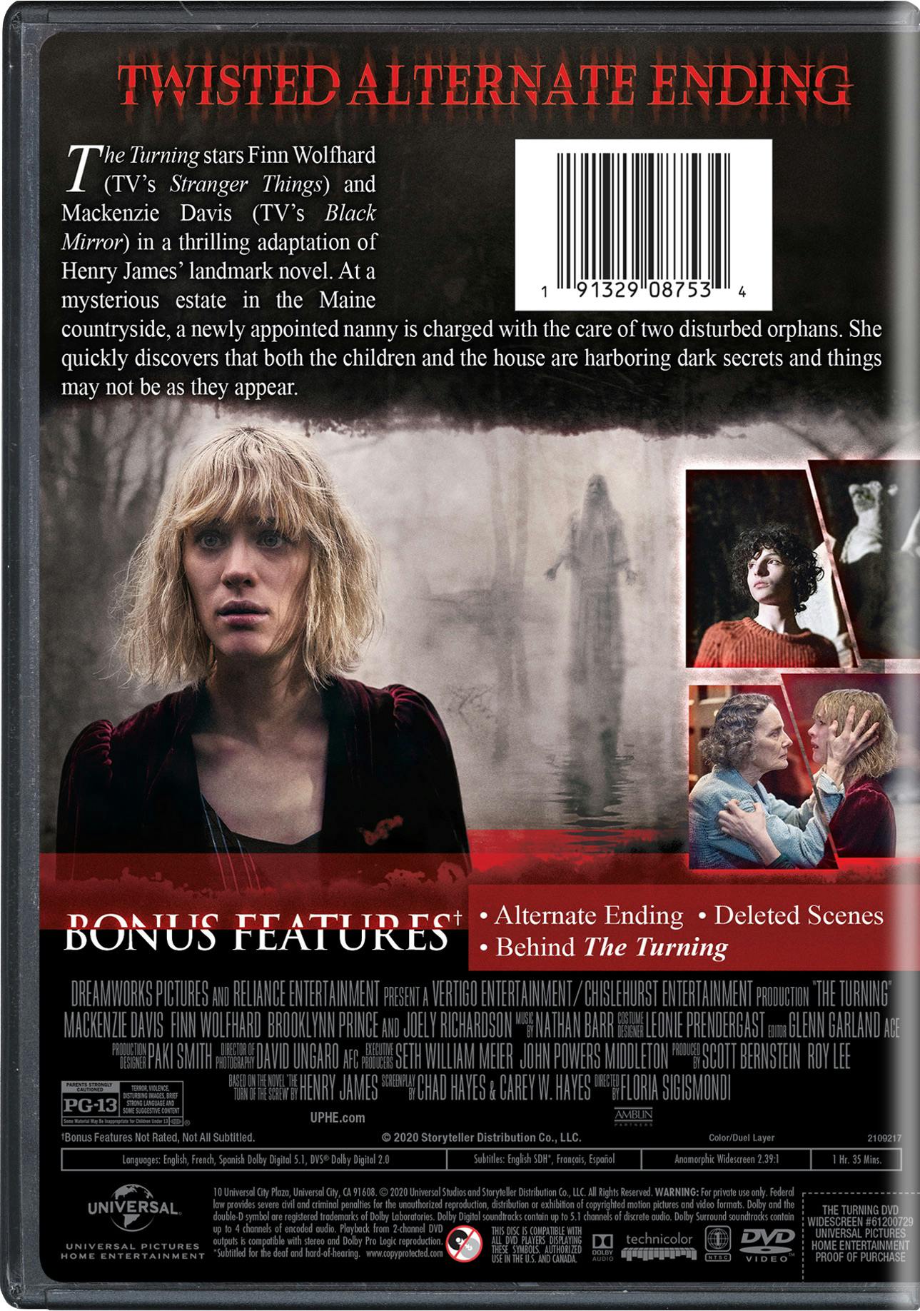 The Turning [DVD], Feature,Horror,Thriller, Horror, Thriller, Horror ,Drama,Horror,Mystery,