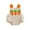 Khaki, variant on Infant Baby Girls Boys Easter Romper 0 3 6 12 18 Months Sleeveless Embroidery Carrot Bodysuit Overalls