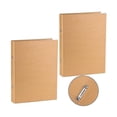 thumbnail image 2 of 2pcs A5 Refillable Ring Binder,a5 Kraft Paper Binder Tray With 2 Rings To Add Loose Sheets,a5 Kraft, 2 of 5