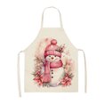 thumbnail image 2 of Seyotauo Christmas Aprons for Women with Pockets, Cooking Apron for Women Men Chef Mom Dad Kitchen Grilling BBQ Grill, Baking Gifts for Bakers Merry Christmas Party Decorations, 2 of 6