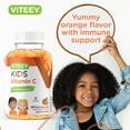 thumbnail image 6 of VITEEY Kids Vitamin C Gummies, Immune Support Supplement, Orange Flavor, 60 Ct, 6 of 7