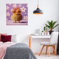 thumbnail image 3 of Stupell Industries Contemporary Bow Peep Groovy Chick Canvas Art, 24 x 24, by Lucia Heffernan, 3 of 8