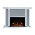 thumbnail image 2 of Acme Nowles Fireplace in Mirrored and Faux Stones, 2 of 6