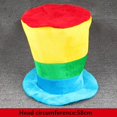 thumbnail image 1 of Sombrero de fiesta divertido para adultos, disfraz de payaso, mago, vestido de Festival de Irlanda, Canival, Navidad, cumpleaños, gorra para fanáticos del fútbol, 1 of 4